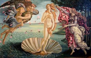 The Birth of Venus. Sandro Botticelli. Artist Natalia Reznik