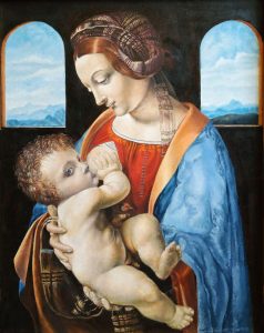 Madonna Litta. Leonardo da Vinci. Artist Natalia Reznik