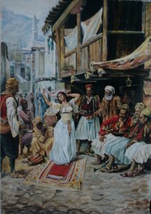 Arabic dance. Artist Natalia Reznik