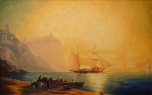 Sea. I.K. Aivazovsky. Artist Natalia Reznik