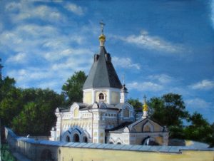 Kiev-Pechersk Lavra. Artist Natalia Reznik