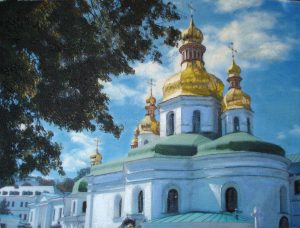 Kiev-Pechersk Lavra. Artist Natalia Reznik