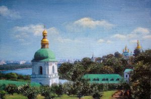 Kiev-Pechersk Lavra. Artist Natalia Reznik