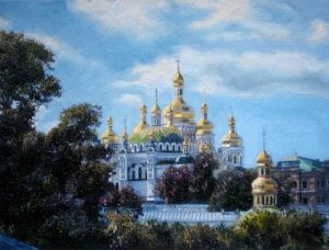 Kiev-Pechersk Lavra. Artist Natalia Reznik