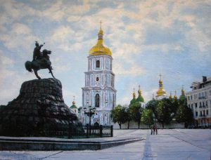 Kiev-Pechersk Lavra. Artist Natalia Reznik