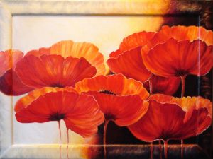 Poppies. Artist Natalia Reznik